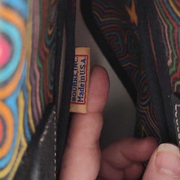 Dooney Bourke Purse vintage graffiti usa Faded and spots FLAWS y2k Vintage - Picture 13 of 17